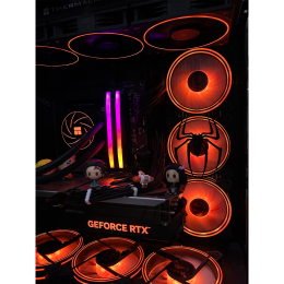 غطاء مروحة للPC بتصميم شعار سبايدر مان, بمقاس 120mm